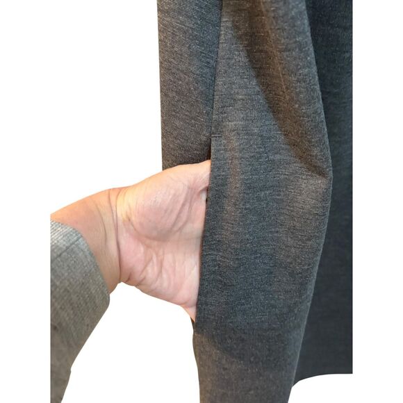 Lands End Outfitters Dress Womens 18W Gray Short Sleeve Knit Shift Pockets - Picture 4 of 8